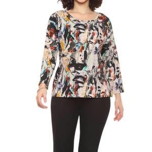 NEW PARSLEY & SAGE delta top in multi color